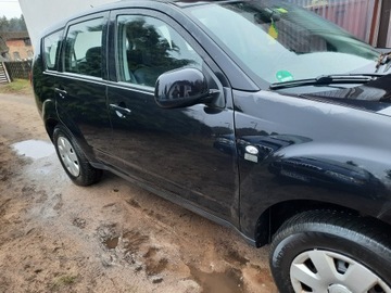 DVEŘE PRAVÉ PRZOD+TYL PEUGEOT 4007 07-12 ČERNÉ