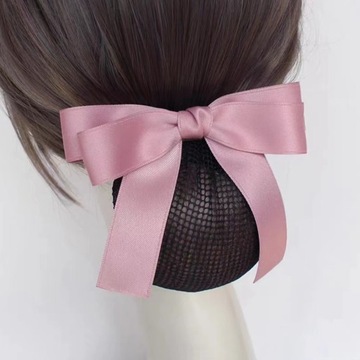 Kobiety Siatka do włosów Temperament Jednolity kolor Bow-knot OL Fishnet