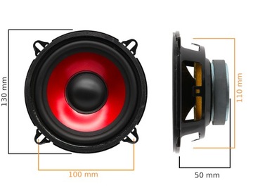 МОЩНЫЕ АВТОМОБИЛЬНЫЕ ДИНАМИКИ 13 СМ, 160 ВТ DAX ZGE-130