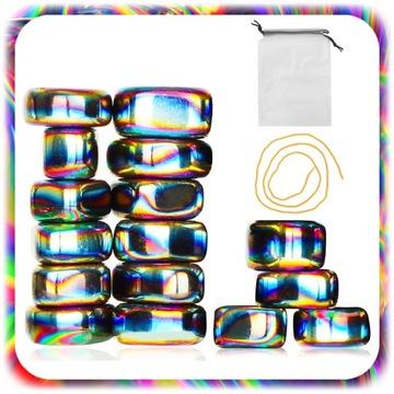 KAMIENIE MAGNETYCZNE MAGNETYCZNA GRA W SZACHY STRATEGICZNA KOLOROWE 20 SZT