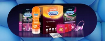 Армированные презервативы DUREX 24 Extra Safe + гель