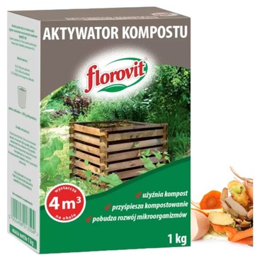 Aktywator kompostu Florovit aktywuje kompostowanie 1kg środek do kompostu