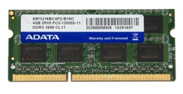 ADATA DDR3 AM1U16BC4P2-B19N 4GB PC3-12800