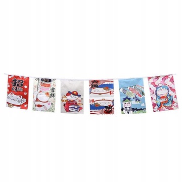 Японский суши-бар, ресторан, художественные флаги, баннеры, пакет, интерьер, 3 метра E