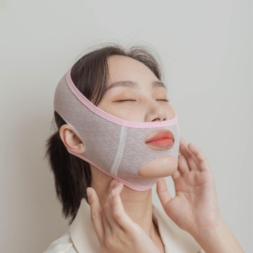 Oddychający pasek wyszczuplający do twarzy Maska podbródkowa Wyszczuplająca maska na twarz w kształcie litery V