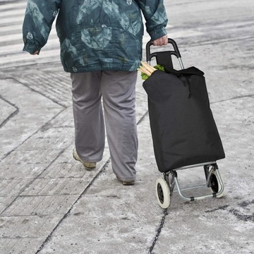 TORBA NA KÓŁKACH WÓZEK NA ZAKUPY SKŁADANY MOCNY