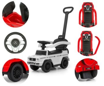 Сиденье с ручкой, ходунки, белый MERCEDES G350d White Milly Mally