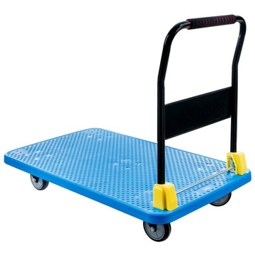 Тележка складская транспортная платформенная 300 кг ручная складная Мега-М