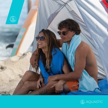 Быстросохнущее полотенце AQUASTIC Havelu XL темно-синее 110 х 175 см LIGHT