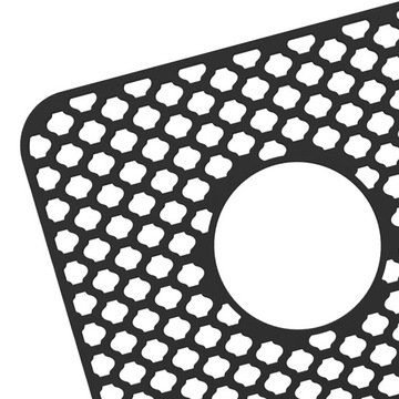 Силиконовая защитная сетка для мойки. Противоскользящая сушка посуды.