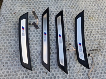 BMW F90 M5 g30 listwa ozdobna dekor na próg kpl. stan bdb