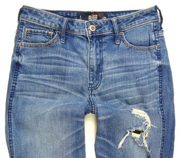 HOLLISTER spodnie damskie jeans BOYFRIEND przetarcia 36