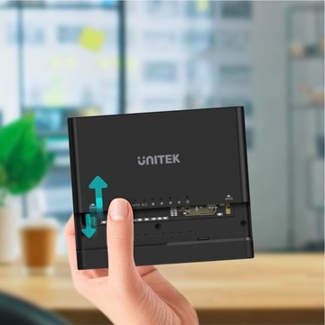 Станция клонирования моста Unitek для жестких дисков SATA 2.5/3.5 SSD и накопителей M.2 + блок питания