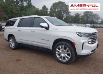 Chevrolet Suburban GMT900 2023 Chevrolet Suburban 2023, 6.2L, 4x4, HIGH COUNTRY, po gradobiciu 6.2 Benzyna