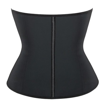 Women Latex Waist Trainer Steel Bone Body Shaper C