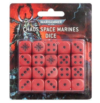 Warhammer 40000 CHAOS SPACE MARINES: Dice