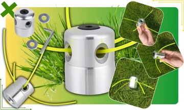 АЛЮМИНИЕВАЯ НАСАДКА СТРУНЫ ДЛЯ БЕНЗИНОВОЙ ЩЕТКИ И ТРИММЕРА ДЛЯ БЕНЗИНОВОЙ ЩЕТКИ