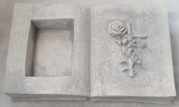 Украшение Надгробие с местом для орнамента, большое 26х16