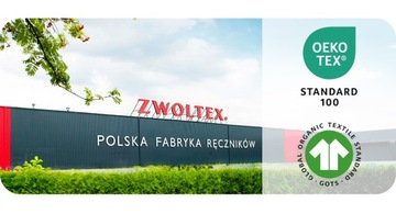 ZWOLTEX JARZĘBINA ścierka kuchenna do kuchni bawełniana szary 200g 50x70cm