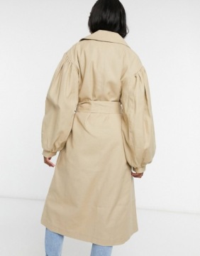 ПАЛЬТО ЖЕНСКОЕ OVERSIZE, БЕЖЕВЫЙ L 719