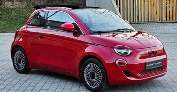 Fiat 500 II Cabrio Electric 37 kW 118KM 2022 Fiat 500 FIAT 500E RED elektryk CABRIO wyjatkowy, zdjęcie 9