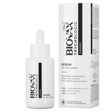 BIOVAX Trychologic Siwienie Serum do skóry głowy