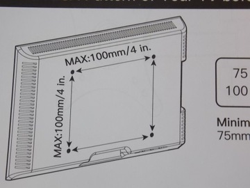 Настенная вешалка для телевизора 10–32 дюйма, 20 кг.