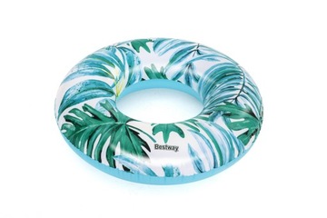 Надувное кольцо Bestway Tropical Palms, микс дизайнов, 119 см