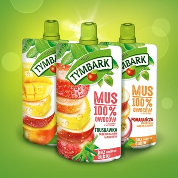 100% Мусс Тимбарк Клубника Морковь Банан 12х120г