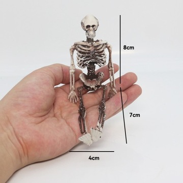 Mini czaszka zabawki do sztuczek RIP nagrobki