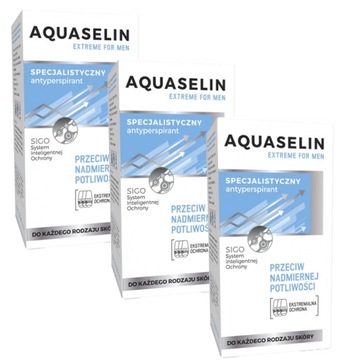 Aquaselin Extreme For Men Specjalistyczny Antyperspirant 50 ml