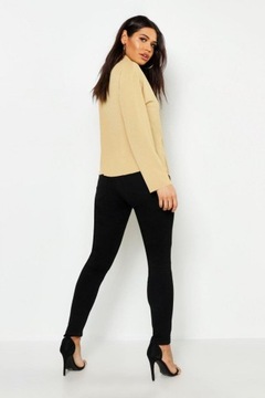 BOOHOO MATERNITY SPODNIE JEANSOWE RURKI L