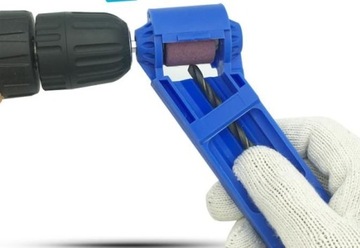 Портативная точилка для сверл - синяя