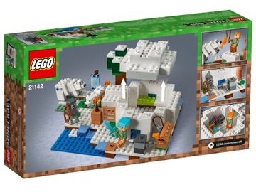 LEGO Minecraft 21142 — Иглу белого медведя — НОВЫЙ НАБОР