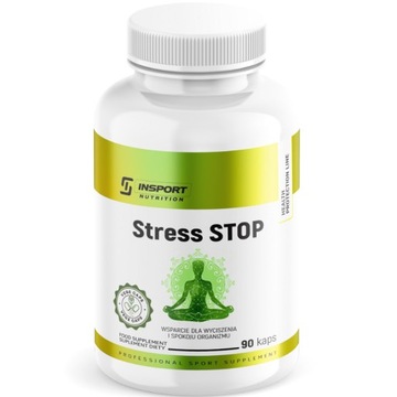 STRESS STOP 90 kap TRYPTOFAN REDUKCJA STRESU JAKOŚĆ SNU ODPORNOŚĆ | INSPORT