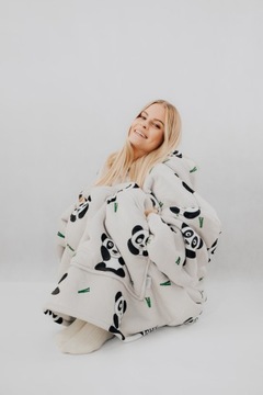 ОДЕЯЛО СВИТШОТ Одеяло толстовка толстовка Panda Comfy Moment Oversize 2в1 Польша