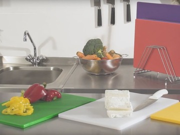 РАЗДЕЛОЧНАЯ ДОСКА HACCP ДЛЯ ПТИЦЫ 450Х300ММ ЖЕЛТАЯ