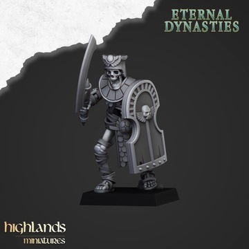 Ancient Guard with Hand Weapon #5 Highlands Miniatures