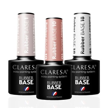 2+1 CLARESA RUBBER BASE baza kauczukowa kolory