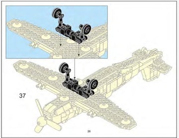 Фигурка пилота истребителя Messerschmitt BF 109 + ОРУЖИЕ LEGO