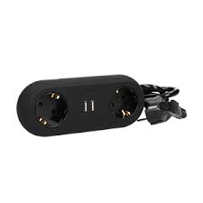 Gniazdo z uchwytem i ładowarką USB OR-AE-13197/B