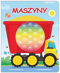 Książka Pop It - Maszyny książeczka sensoryczna
