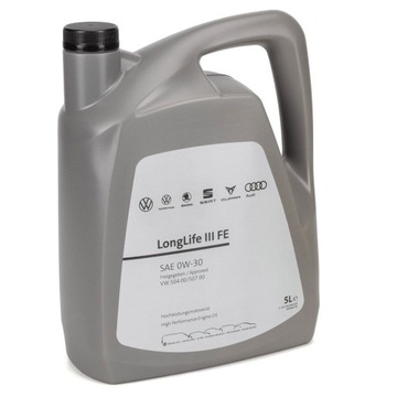 ORYGINALNY OLEJ SILNIKOWY VW 0W30 504.00/507.00 5L ASO
