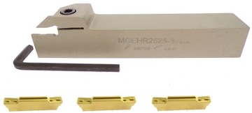 НОЖ РЕЗК 3мм MGEHR GDAR 2525-3 25x25 + 3 ПЛАСТИНЫ MGMN 300 ПОВОРОТНЫЙ НОЖ