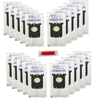 20x Worki do odkurzacza ELECTROLUX PHILIPS AEG BAG, 20sztuk E201S FC8021