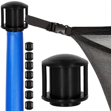 GRZYBEK GRZYBKI DO TRAMPOLIN TRAMPOLINY MOCOWANIA SIATKI WEWNĘRZNEJ SŁUPEK