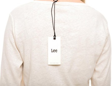 LEE bluzka ECRU basic longsleeve _ XS