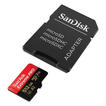 Карта памяти SANDISK Extreme PRO microSDXC 512 ГБ