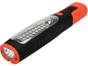 YATO Lampa warsztatowa akumulatorowa 30+7 LED Magnes Hak Latarka YT-08507