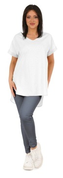 F625 ТУНИКА оверсайз асимметричная